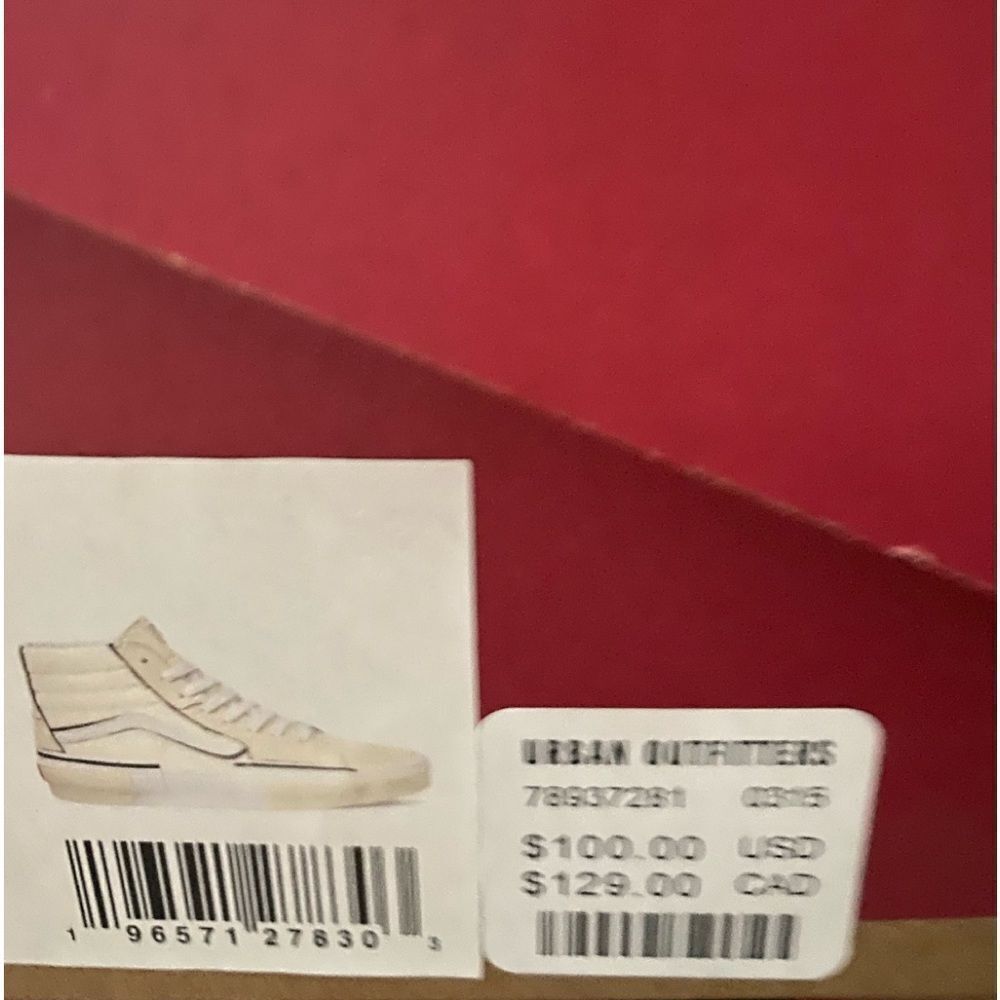 VANS Sk8-Hi Reconstructed Marshmallow / White Sneakers NEW 8 8.5 9 9.5 10 - Picture 7 of 7